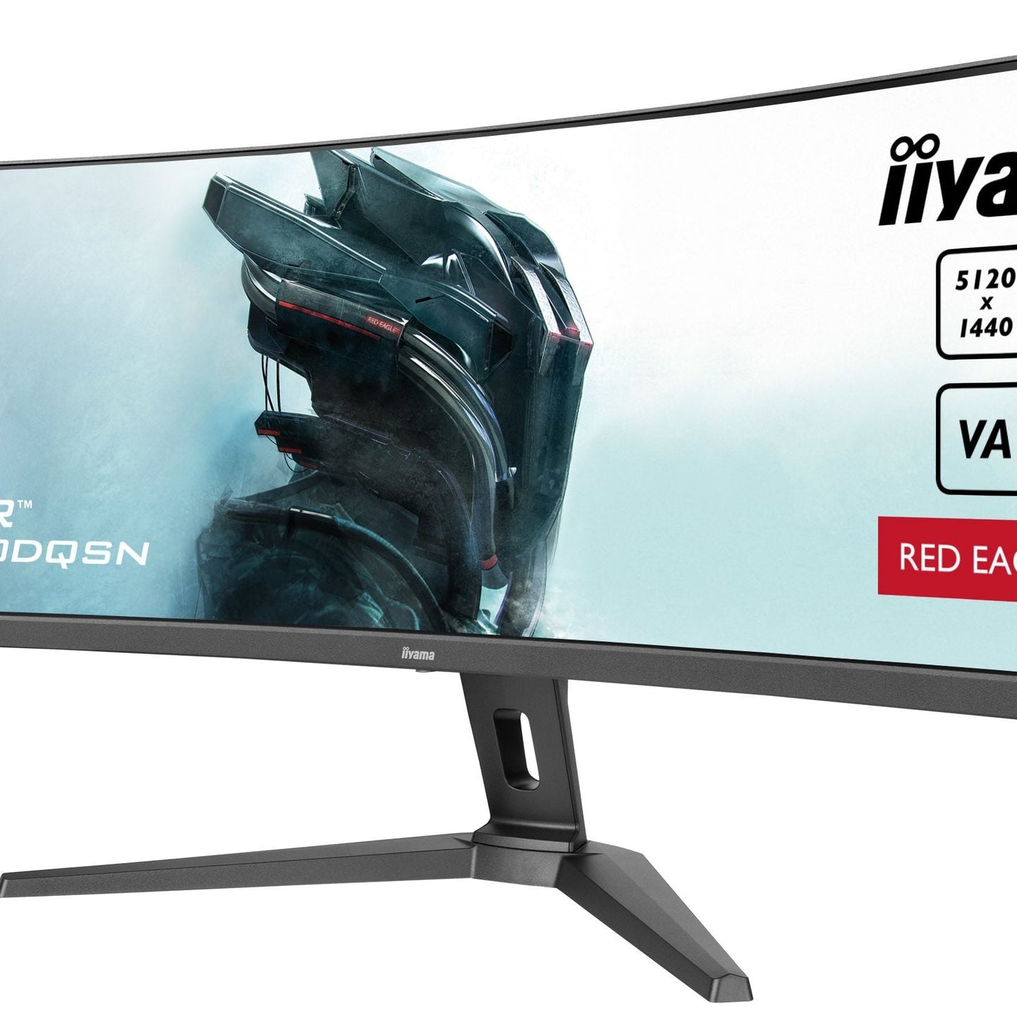 Powder Blue iiyama G-Master GCB4580DQSN-B1 45" Curved Dual QHD LED Red Eagle Gaming Monitor