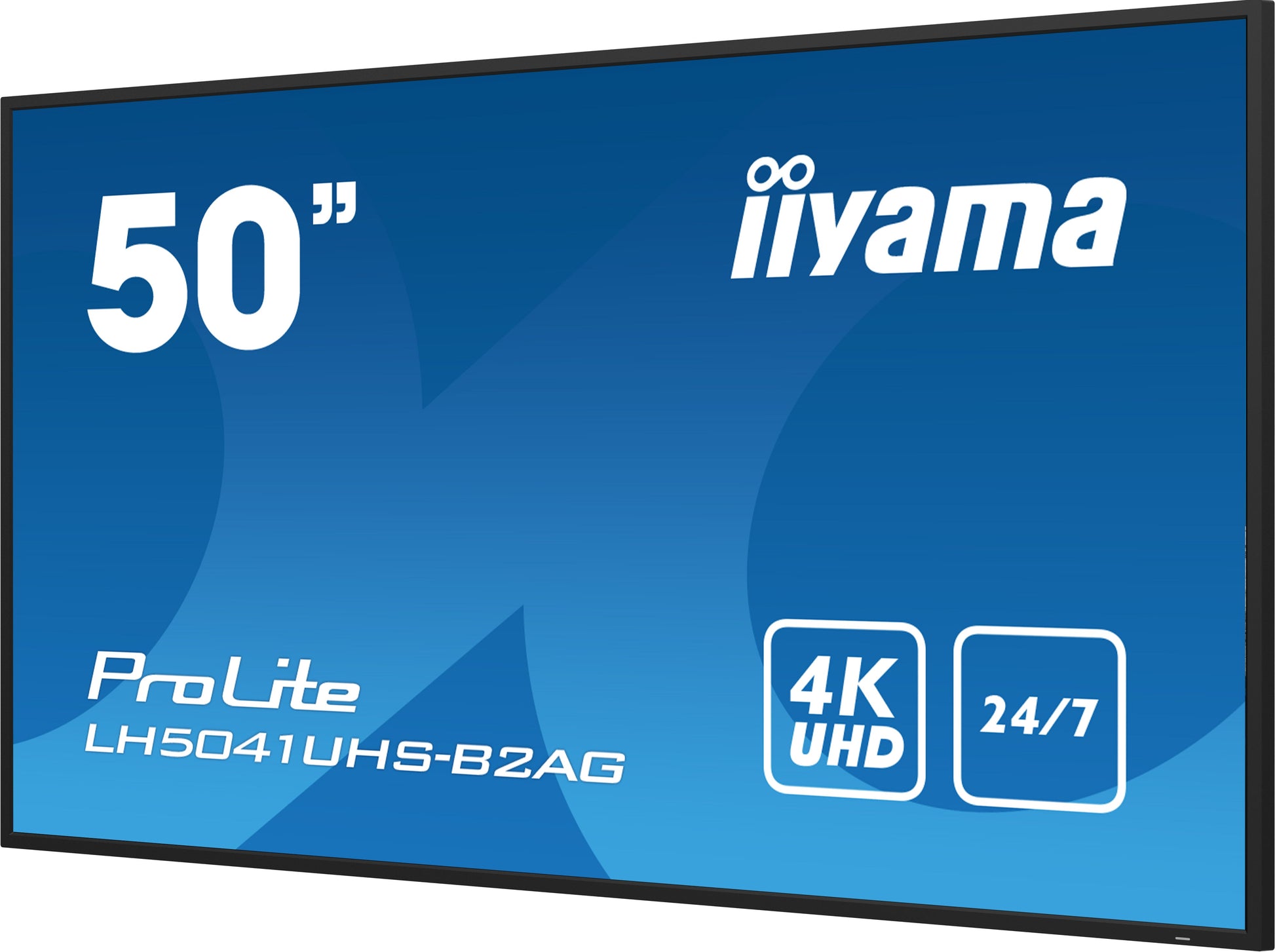 Dark Cyan iiyama LH5041UHS-B2AG Signage Display Digital signage flat panel 127 cm (50") LCD 500 cd/m² 4K Ultra HD Black 24/7