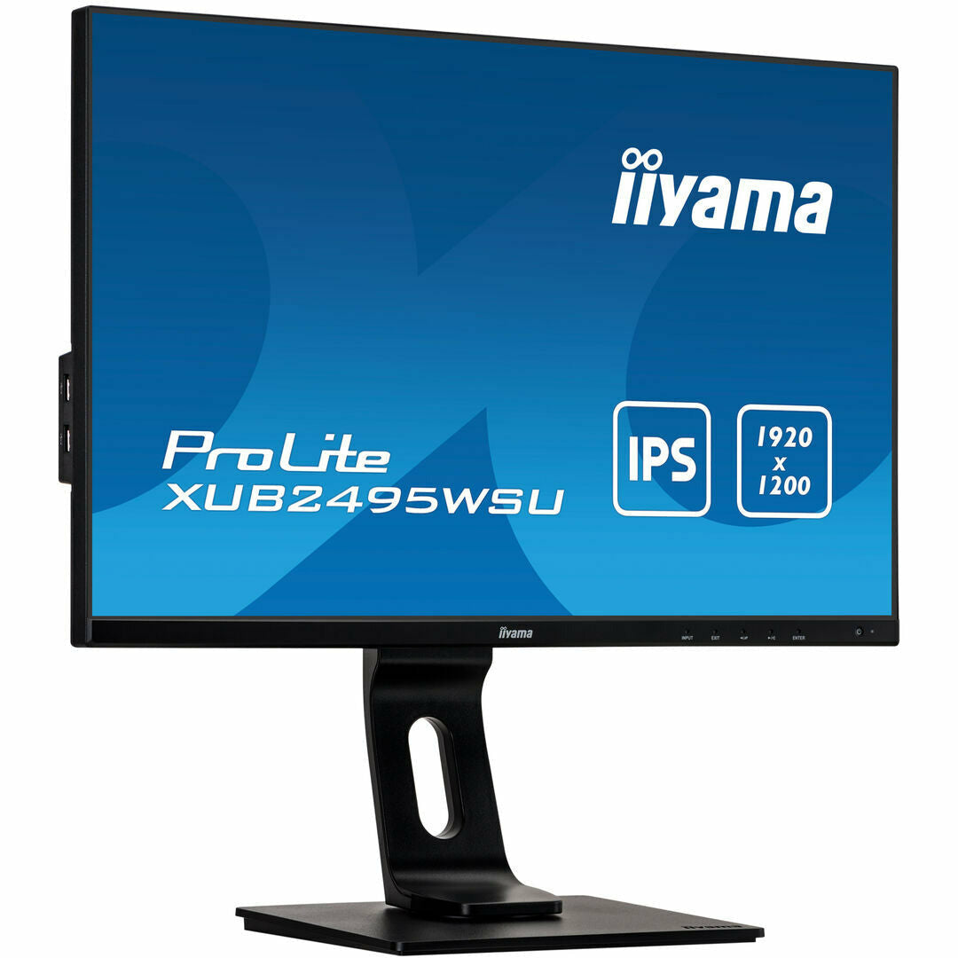 Dark Cyan iiyama ProLite XUB2495WSU-B3 24" Display