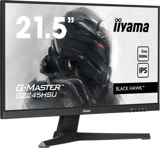 Dark Slate Gray iiyama G-MASTER G2245HSU-B2 LED display 55.9 cm (22") 1920 x 1080 pixels Full HD Black