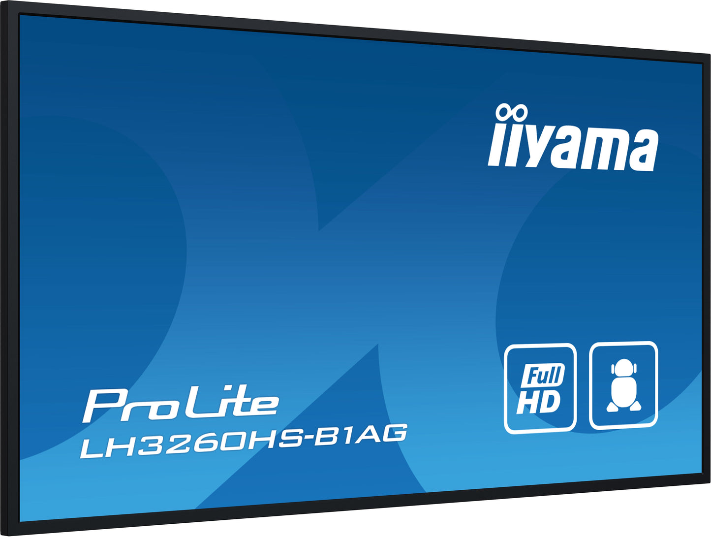 Dark Cyan iiyama PROLITE Digital A-board 80 cm (31.5") LED Wi-Fi 500 cd/m² Full HD Black Built-in processor Android 11 24/7