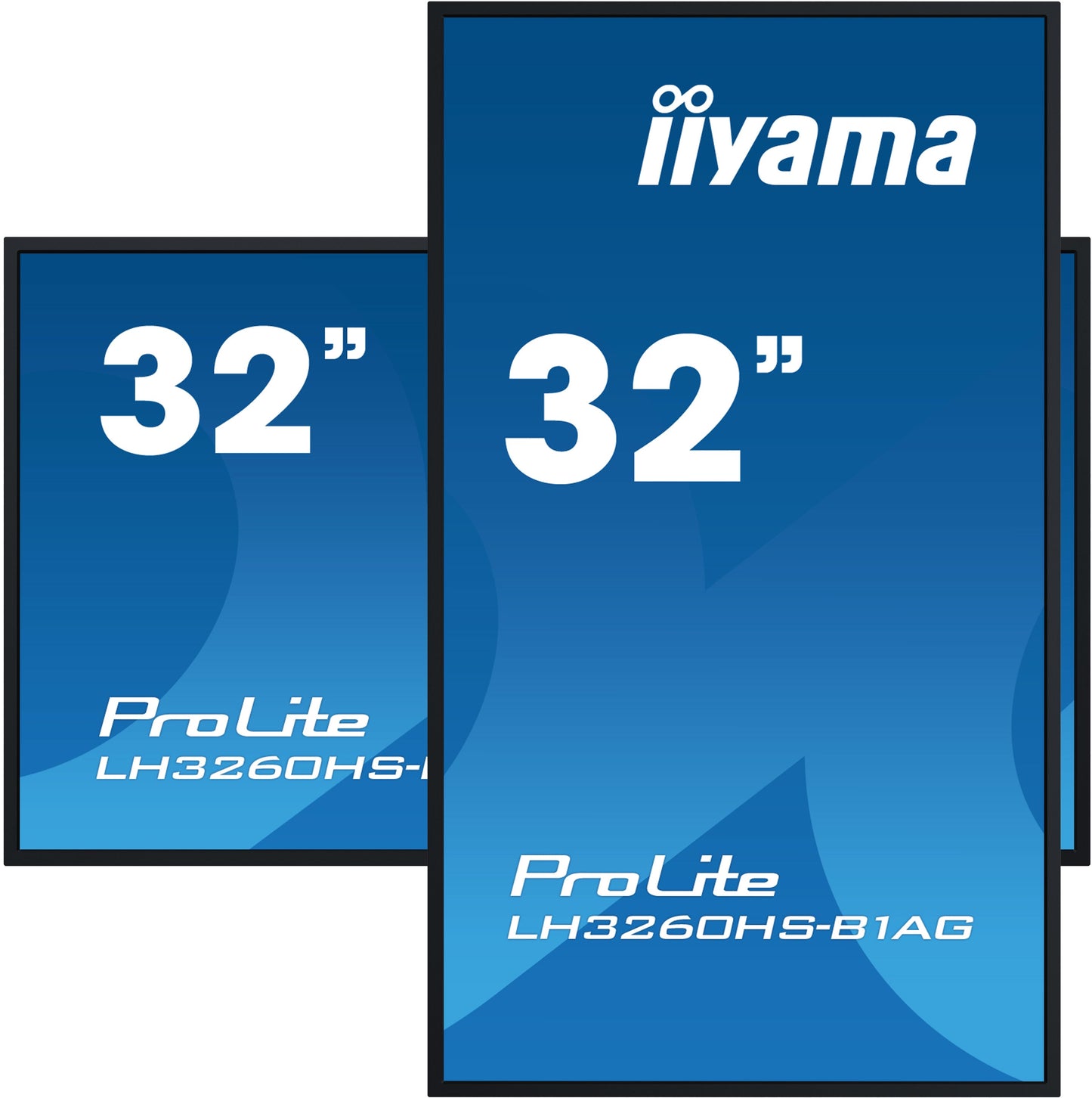 Dark Cyan iiyama PROLITE Digital A-board 80 cm (31.5") LED Wi-Fi 500 cd/m² Full HD Black Built-in processor Android 11 24/7