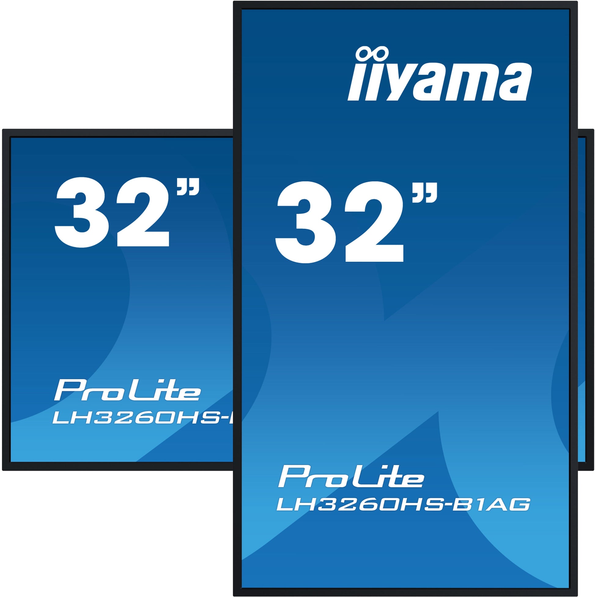 Dark Cyan iiyama PROLITE Digital A-board 80 cm (31.5") LED Wi-Fi 500 cd/m² Full HD Black Built-in processor Android 11 24/7