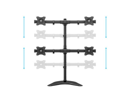 Light Gray Multibrackets M Deskstand Basic Quad