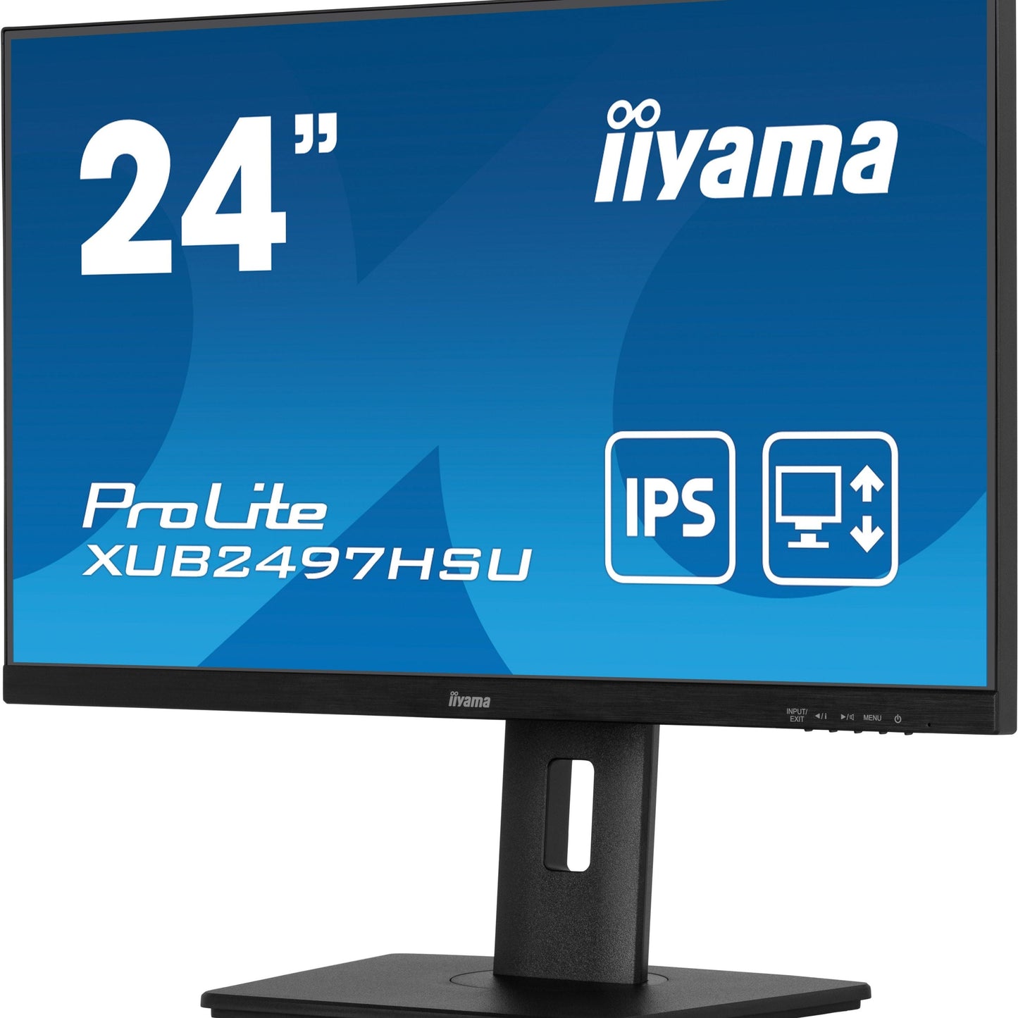 Dark Cyan iiyama XUB2497HSU-B2 computer monitor 60.5 cm (23.8") 1920 x 1080 pixels Full HD LED Black