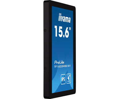 Dark Cyan iiyama ProLite TF1633MSC-B1 15.6" PCAP Full HD Touch Screen Display