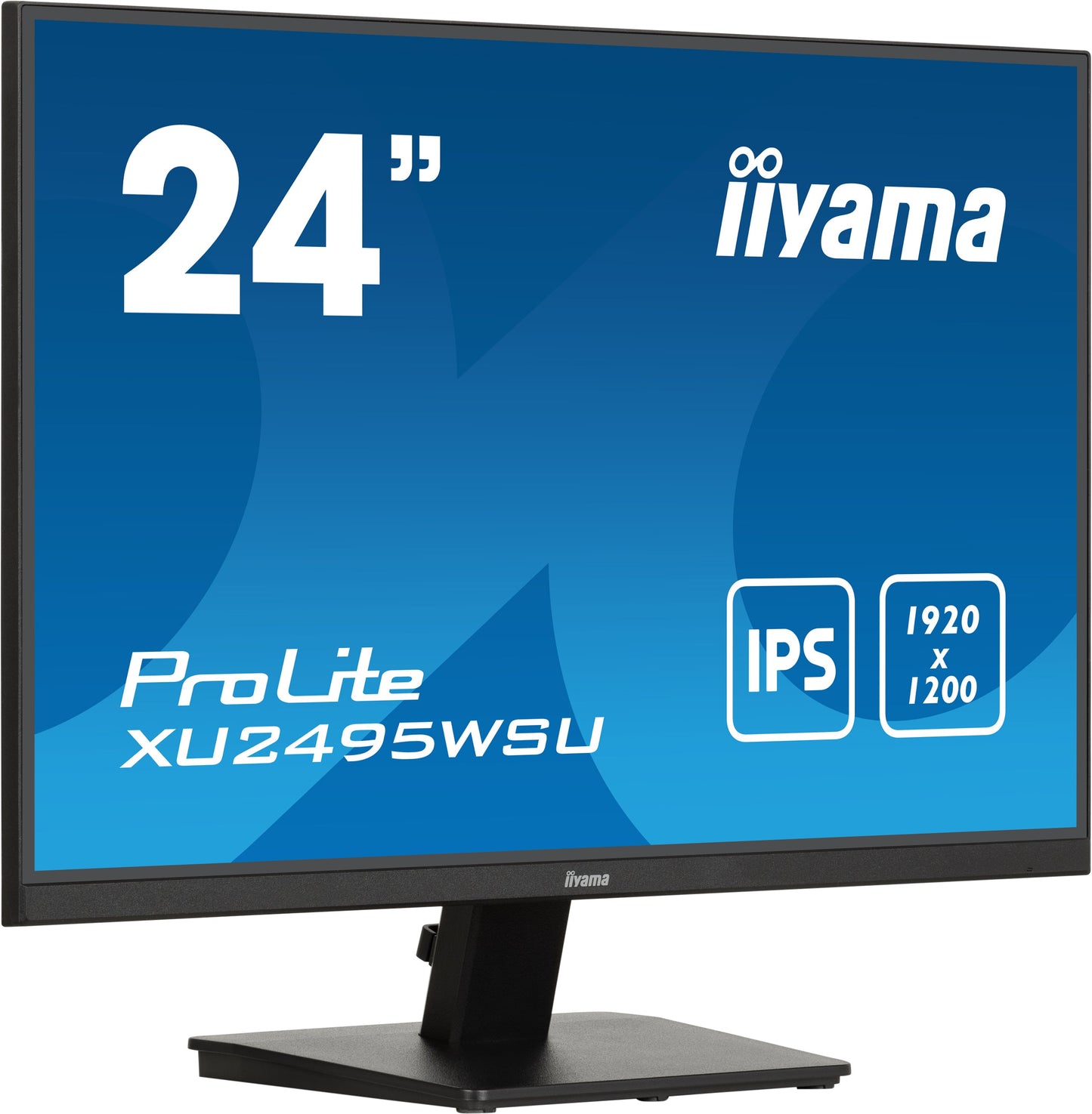 Dark Cyan iiyama ProLite XU2495WSU-B7 computer monitor 61 cm (24") 1920 x 1200 pixels 4K Ultra HD LED Black