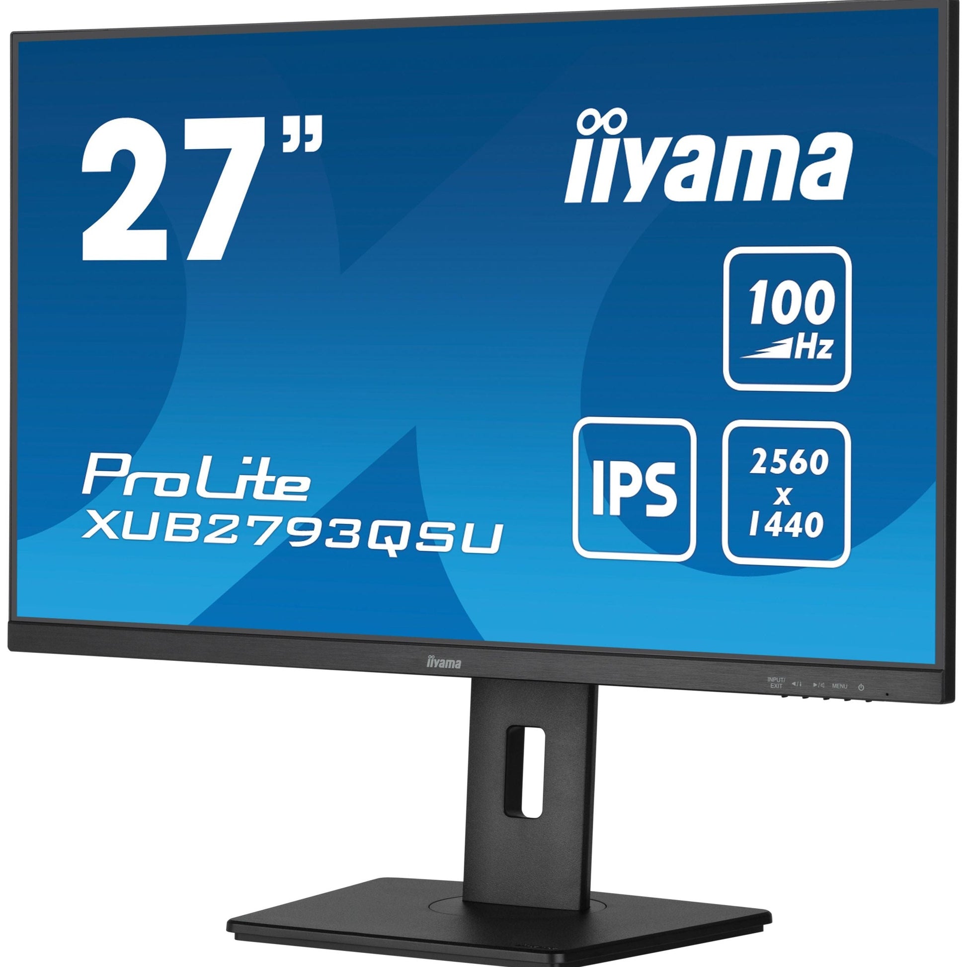 Dark Cyan iiyama ProLite XUB2793QSU-B6 27" IPS 2560 x 1440 QHD IPS Monitor