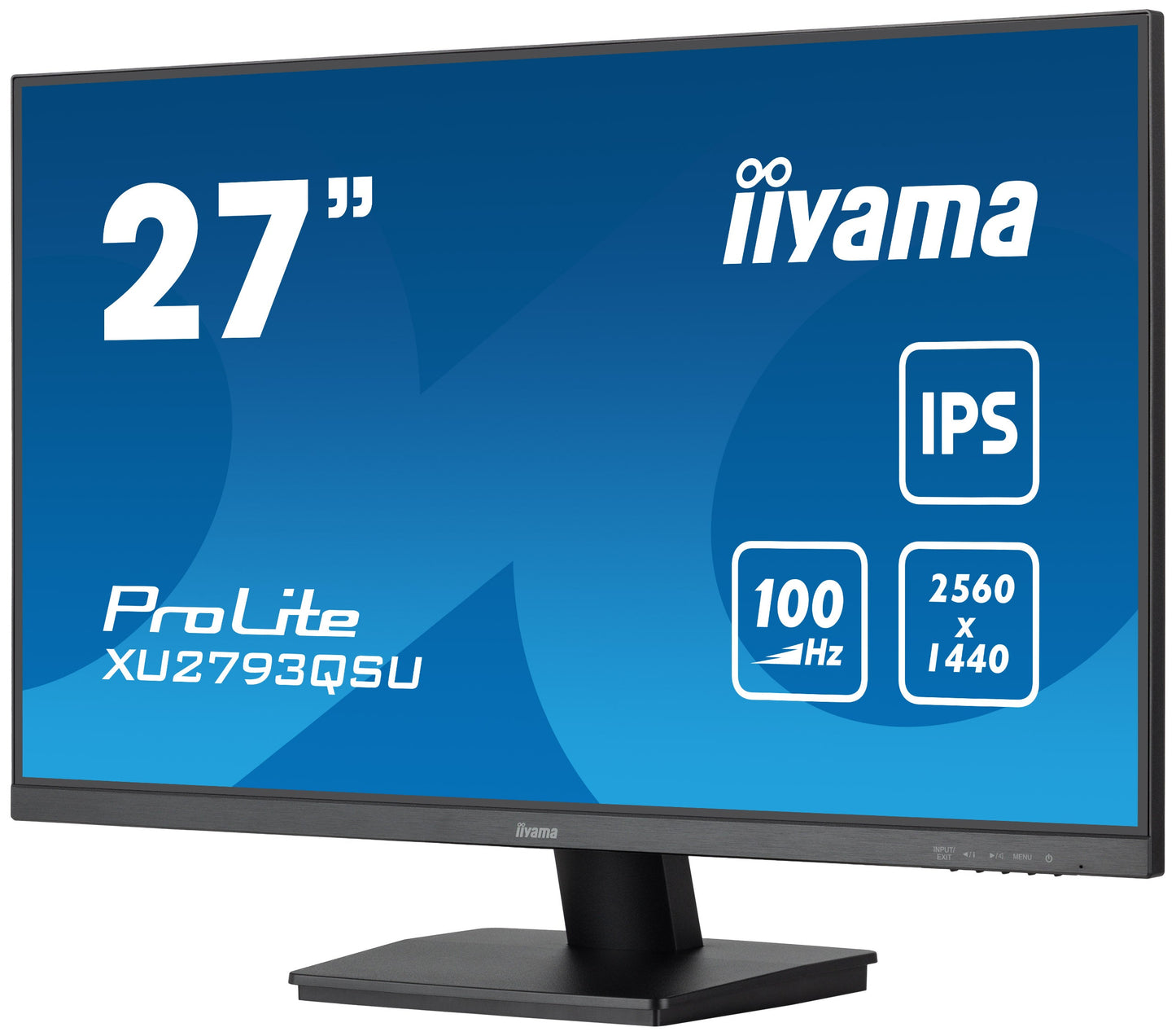 Dark Cyan iiyama ProLite XU2793QSU-B7 LED display 68.6 cm (27") 2560 x 1440 pixels Wide Quad HD Black