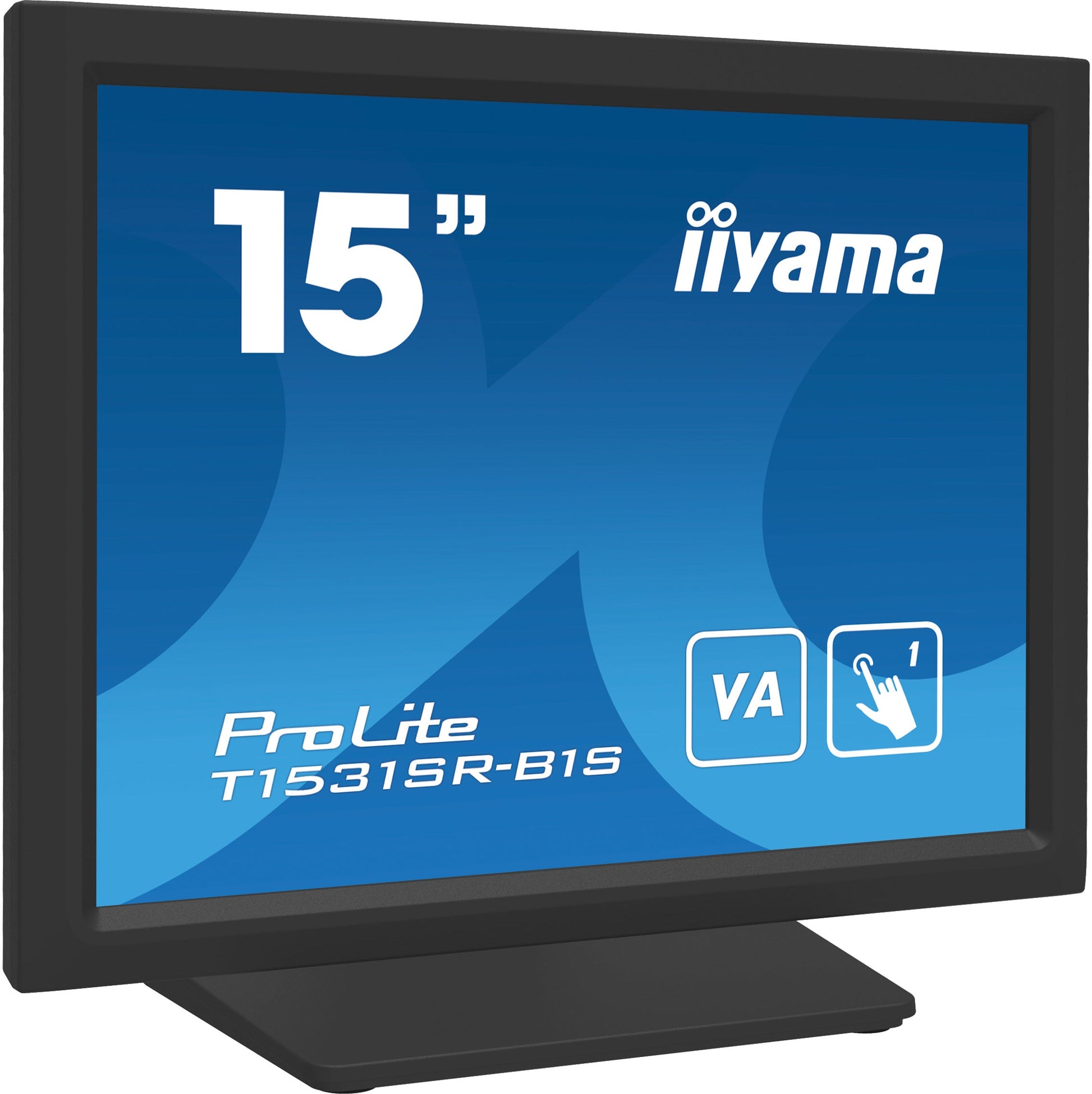 Dark Cyan iiyama T1531SR-B1S POS monitor 38.1 cm (15") 1024 x 768 pixels XGA Touchscreen