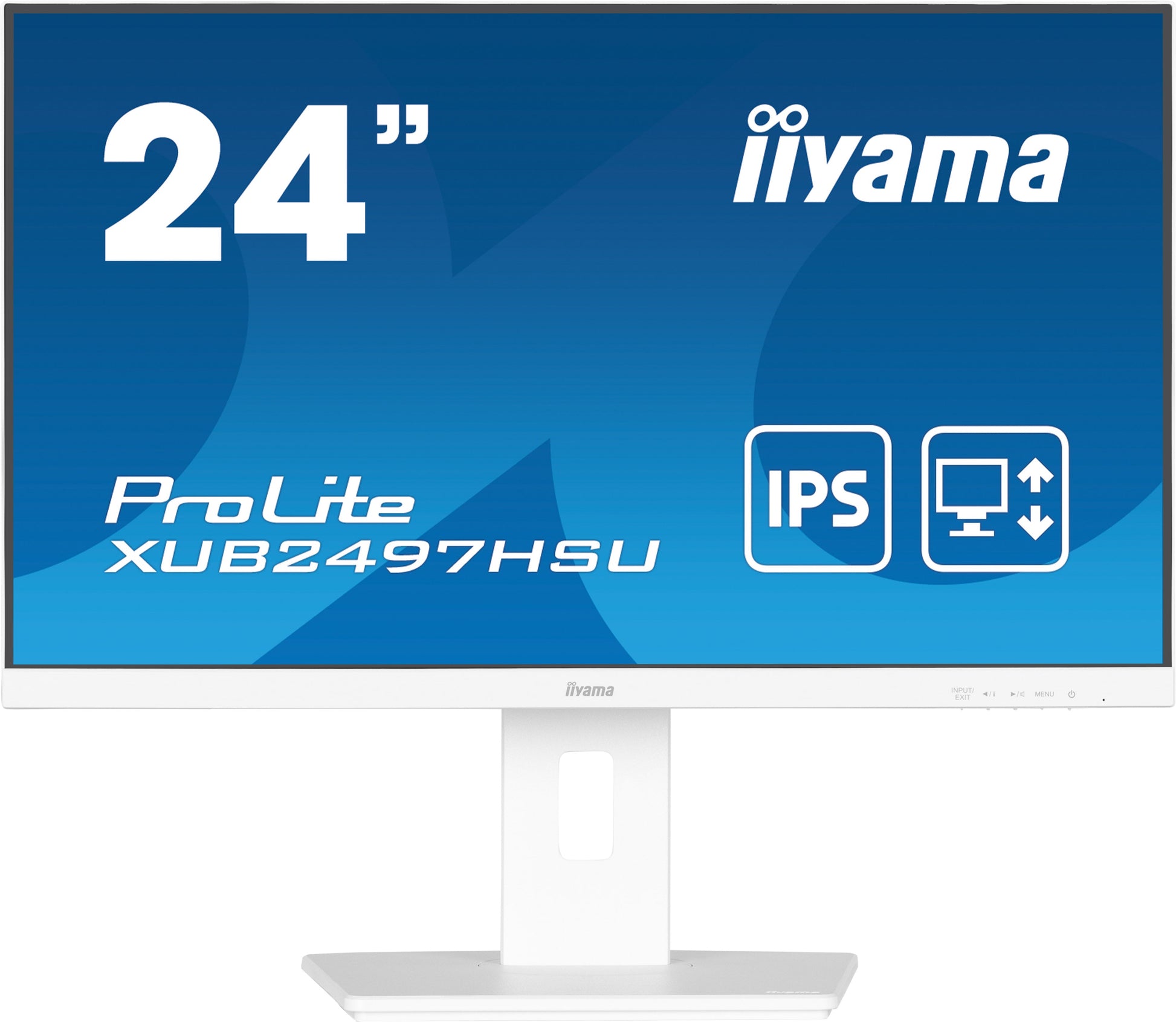 Dark Cyan iiyama ProLite XUB2497HSU-W2 computer monitor 60.5 cm (23.8") 1920 x 1080 pixels Full HD LED White