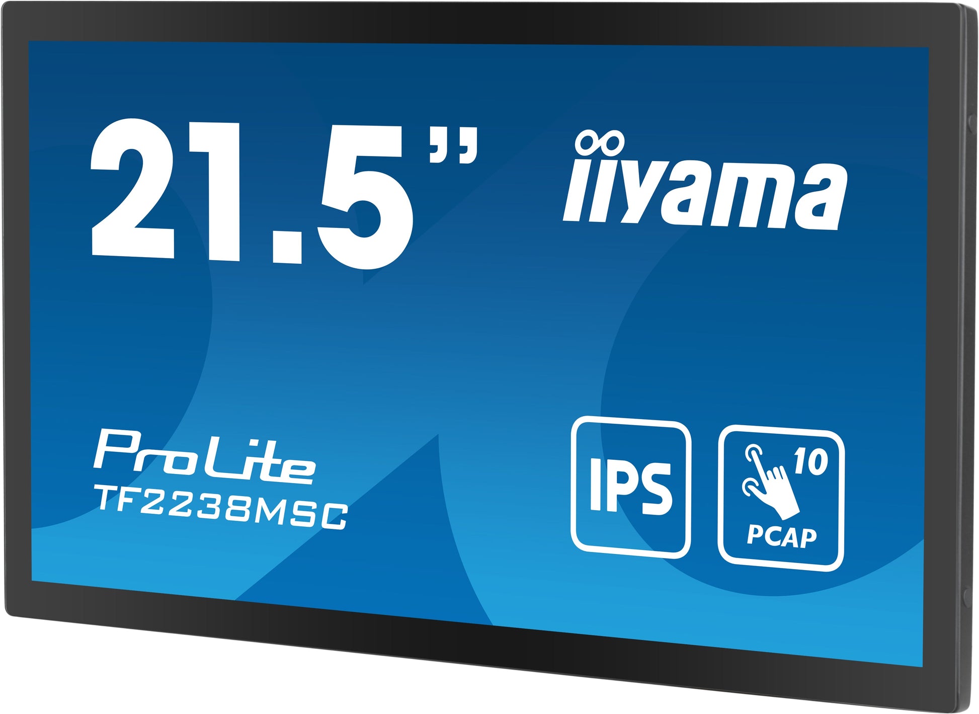 Dark Cyan iiyama ProLite TF2238MSC-B1 22" IP65 Open Frame Touch Screen