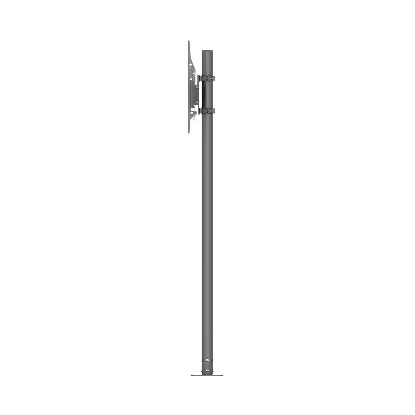 Dim Gray Multibrackets M Single Pole Floormount Pro 32"-65"