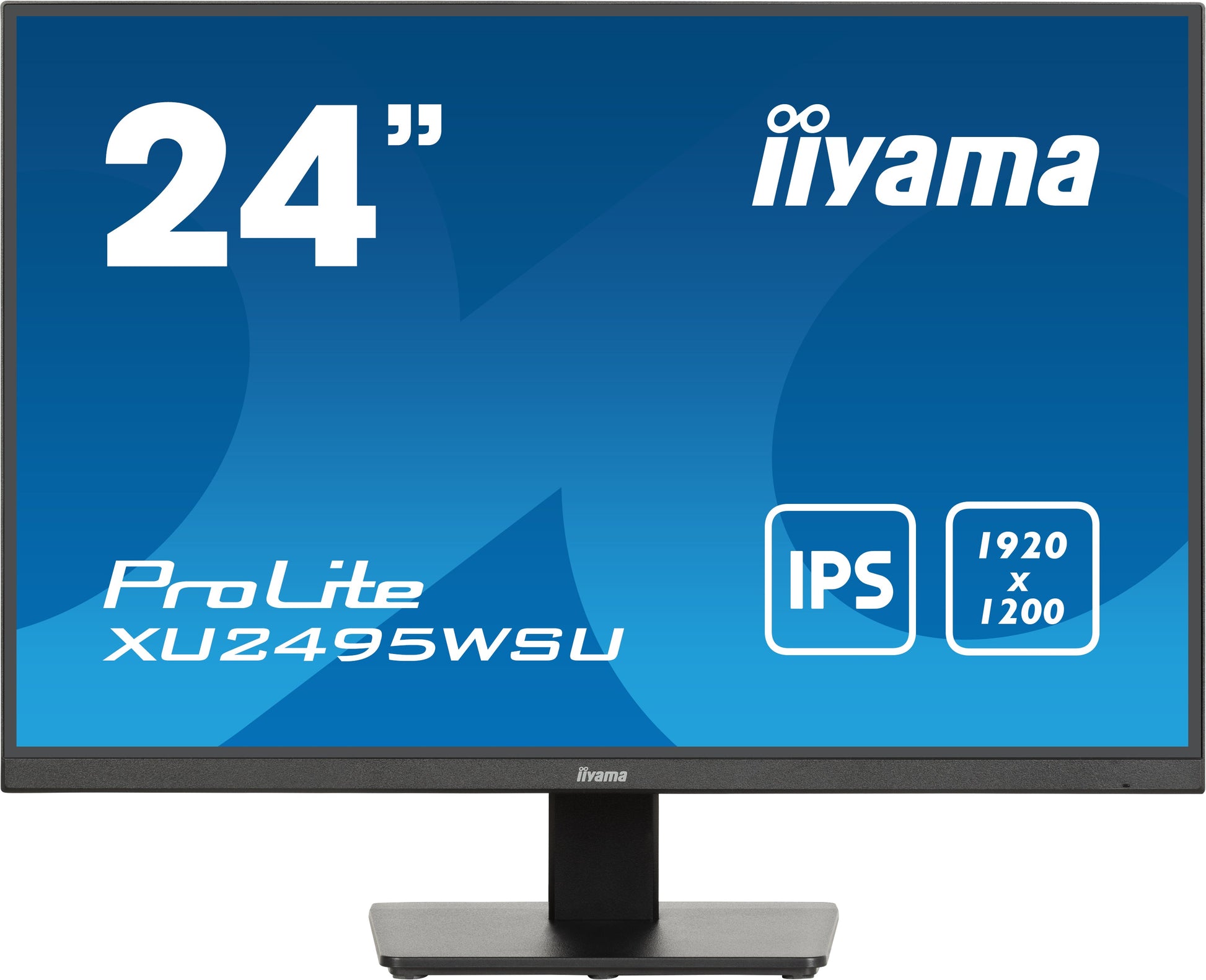 Dark Cyan iiyama ProLite XU2495WSU-B7 computer monitor 61 cm (24") 1920 x 1200 pixels 4K Ultra HD LED Black