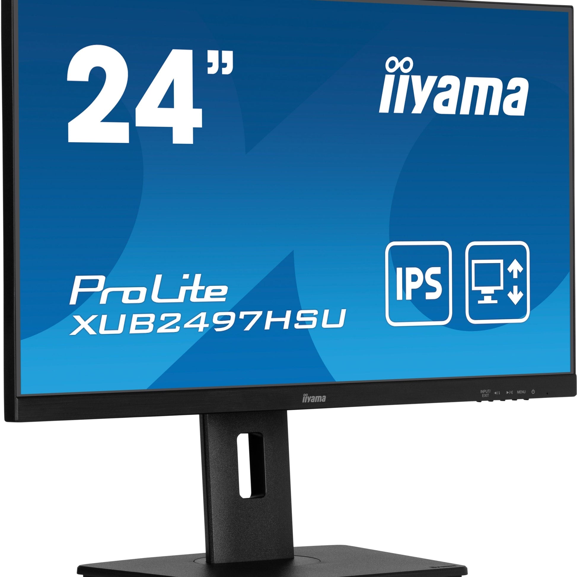 Dark Cyan iiyama XUB2497HSU-B2 computer monitor 60.5 cm (23.8") 1920 x 1080 pixels Full HD LED Black