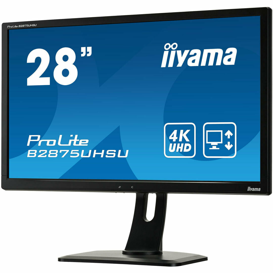 Dark Cyan iiyama ProLite B2875UHSU-B1 28" 4K Monitor