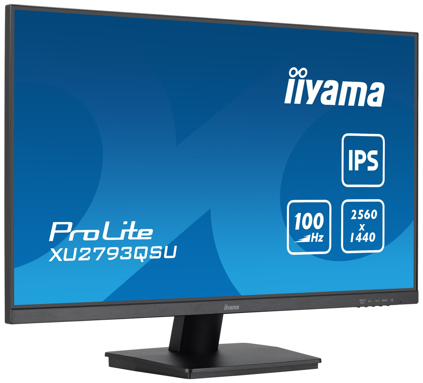 Dark Cyan iiyama ProLite XU2793QSU-B7 LED display 68.6 cm (27") 2560 x 1440 pixels Wide Quad HD Black