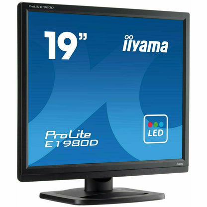 Dark Cyan iiyama ProLite E1980D-B1 19" TN LED-backlit Monitor