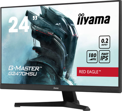 Light Gray iiyama G-Master G2470HSU-B6 Red Eagle 24" Fast IPS 0.2ms 180Hz Gaming Monitor