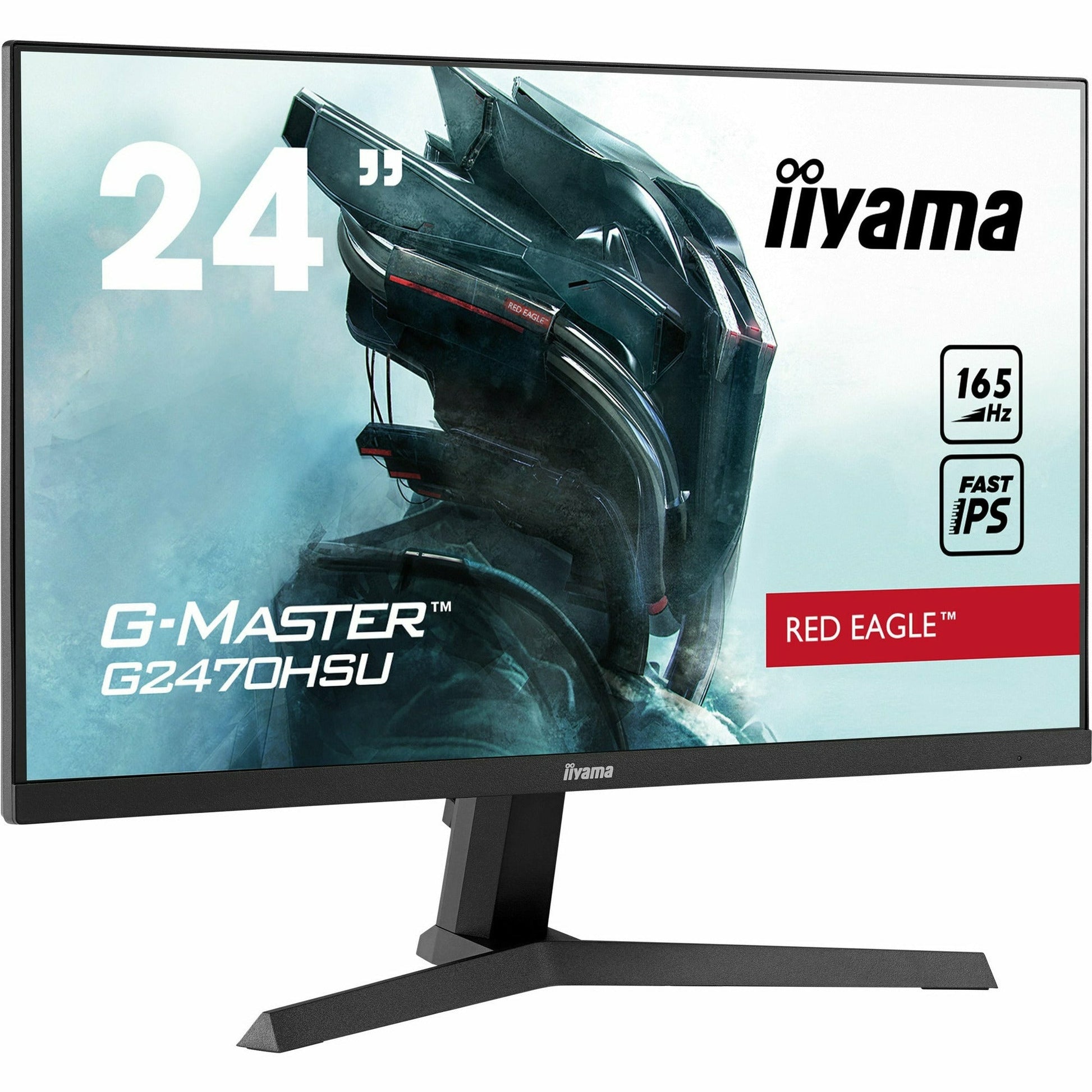 Light Gray iiyama G-Master G2470HSU-B1 24" Fixed Stand Gaming Monitor