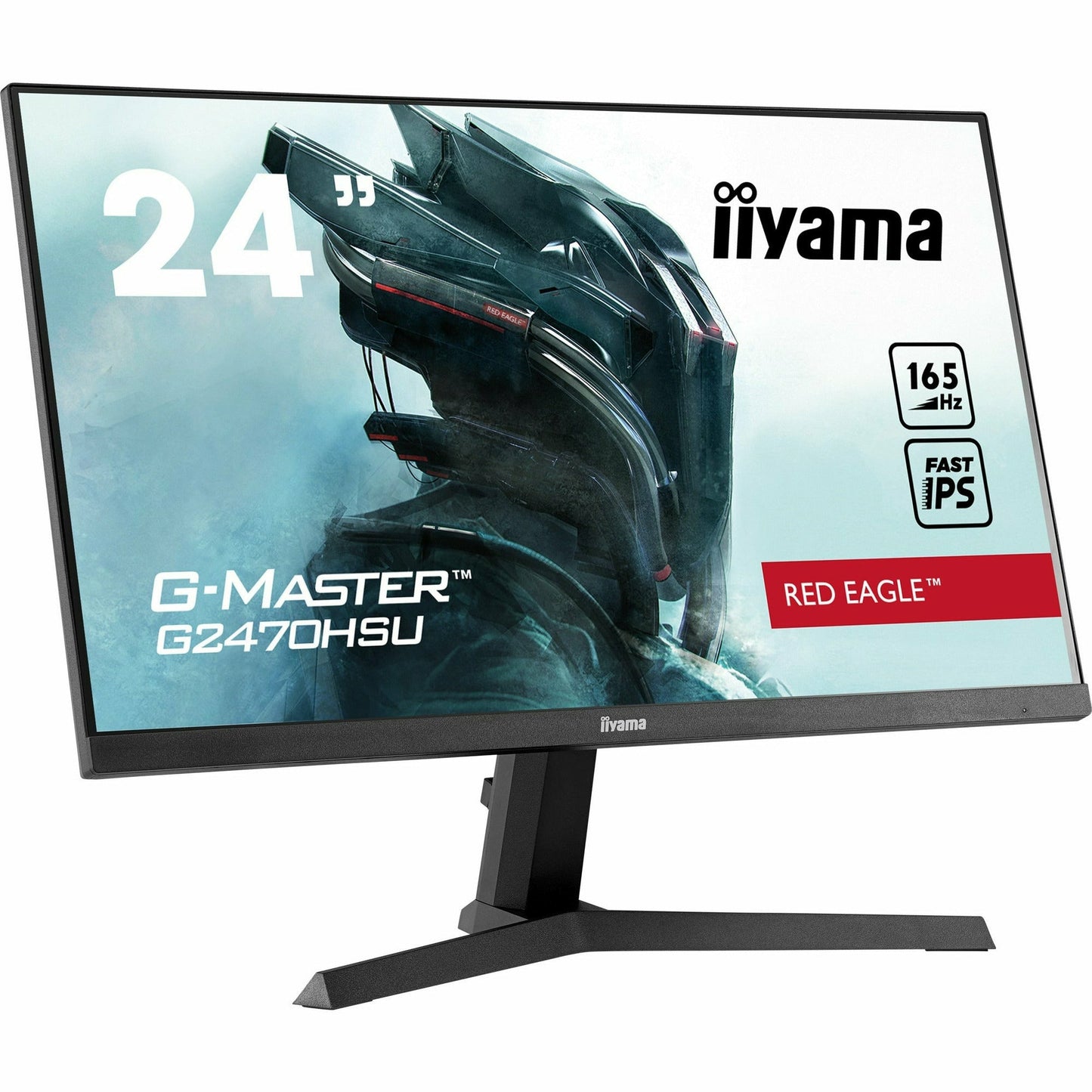 Dark Slate Gray iiyama G-Master G2470HSU-B1 24" Fixed Stand Gaming Monitor