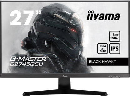 Dark Slate Gray iiyama G-Master G2745QSU-B1 Black Hawk 27" IPS 1ms Gaming Monitor