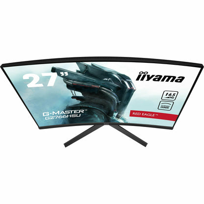 Light Gray iiyama G-Master G2766HSU-B1 27" 165Hz 1ms 1500R Fixed Stand Curved Gaming Monitor