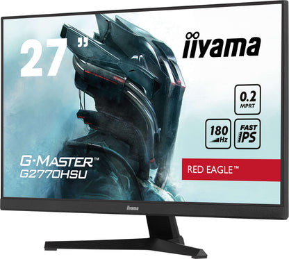 Light Gray iiyama G-Master G2770HSU-B6 27" Red Eagle Fast IPS 0.2ms Gaming Monitor