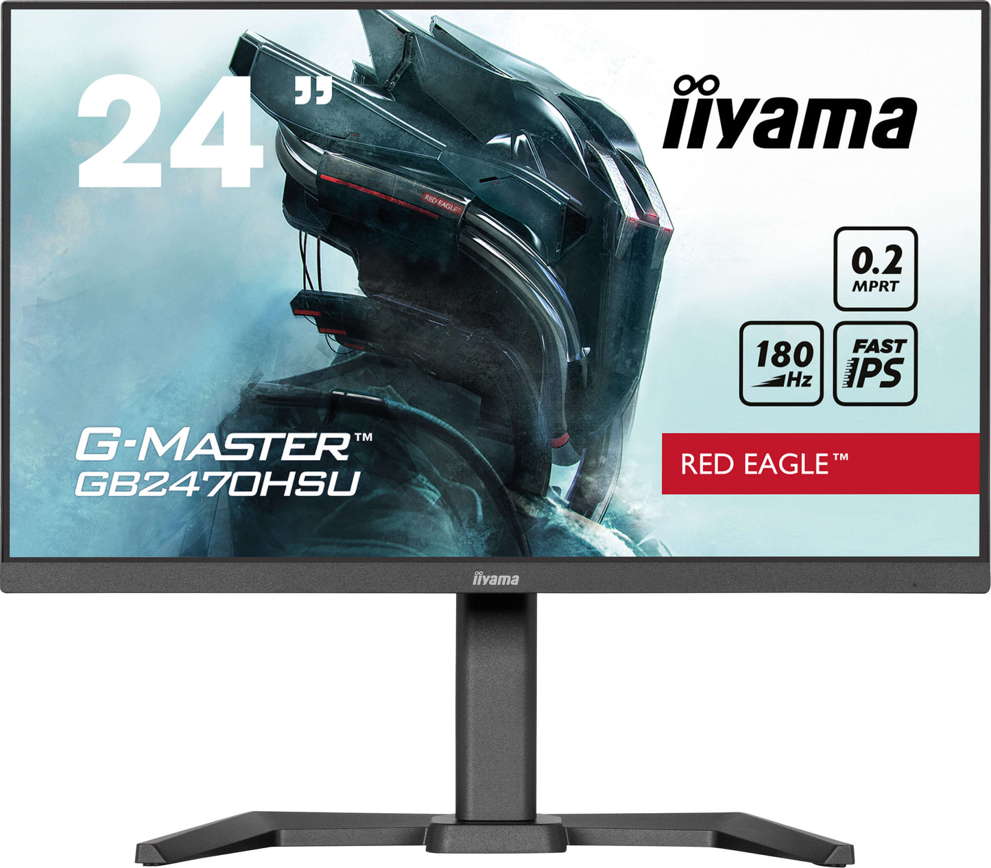 Dark Slate Gray iiyama G-Master GB2470HSU-B6 24" Fast IPS 180Hz Gaming Monitor