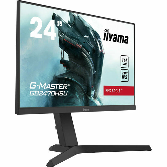 Light Gray iiyama G-Master GB2470HSU-B1 24" 165Hz 0.8ms Height Adjust IPS Display