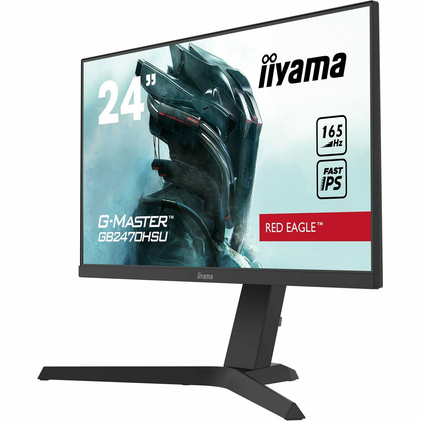 Light Gray iiyama G-Master GB2470HSU-B1 24" 165Hz 0.8ms Height Adjust IPS Display