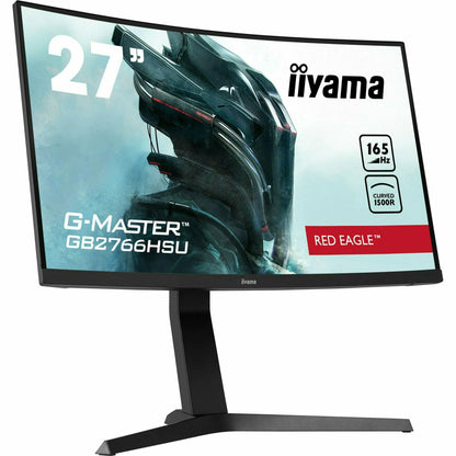 Light Gray iiyama G-Master GB2766HSU-B1 27" 165Hz 1ms 1500R Height Adjust Stand Curved LED Display