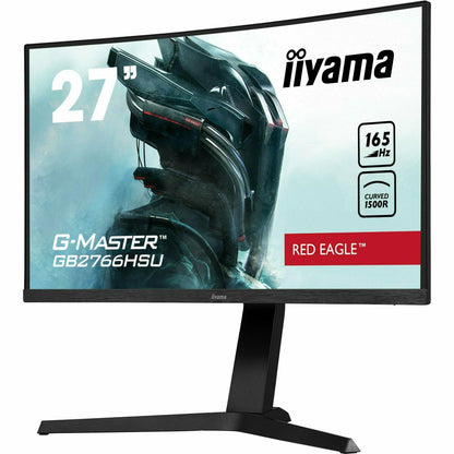 Light Gray iiyama G-Master GB2766HSU-B1 27" 165Hz 1ms 1500R Height Adjust Stand Curved LED Display