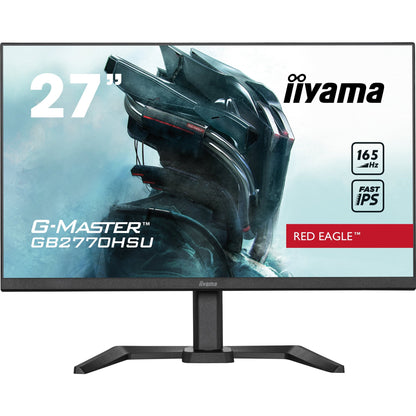 Dark Slate Gray iiyama G-Master GB2770HSU-B5 Red Eagle Gaming Monitor with Height Adjust Stand