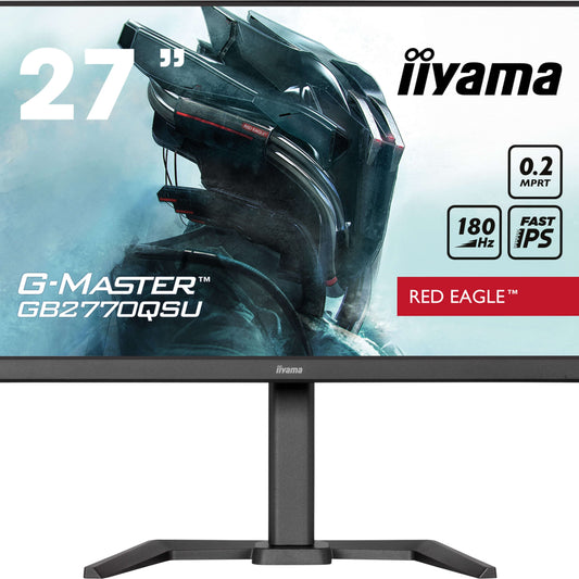 Dark Slate Gray iiyama G-Master GB2770QSU-B6 27" Red Eagle Fast-IPS 0.2ms Gaming Monitor