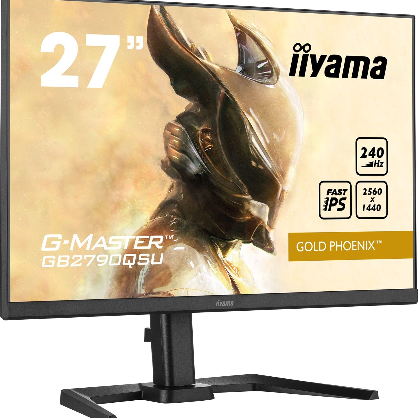 Dark Slate Gray iiyama G-Master GB2790QSU-B5 Gold Phoenix 27" 240Hz 1ms Gaming Monitor