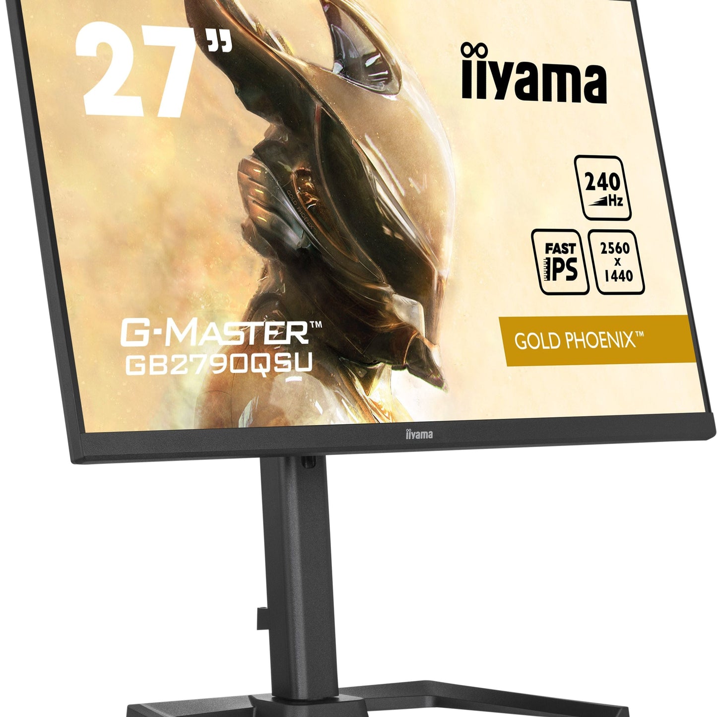 Dark Slate Gray iiyama G-Master GB2790QSU-B5 Gold Phoenix 27" 240Hz 1ms Gaming Monitor