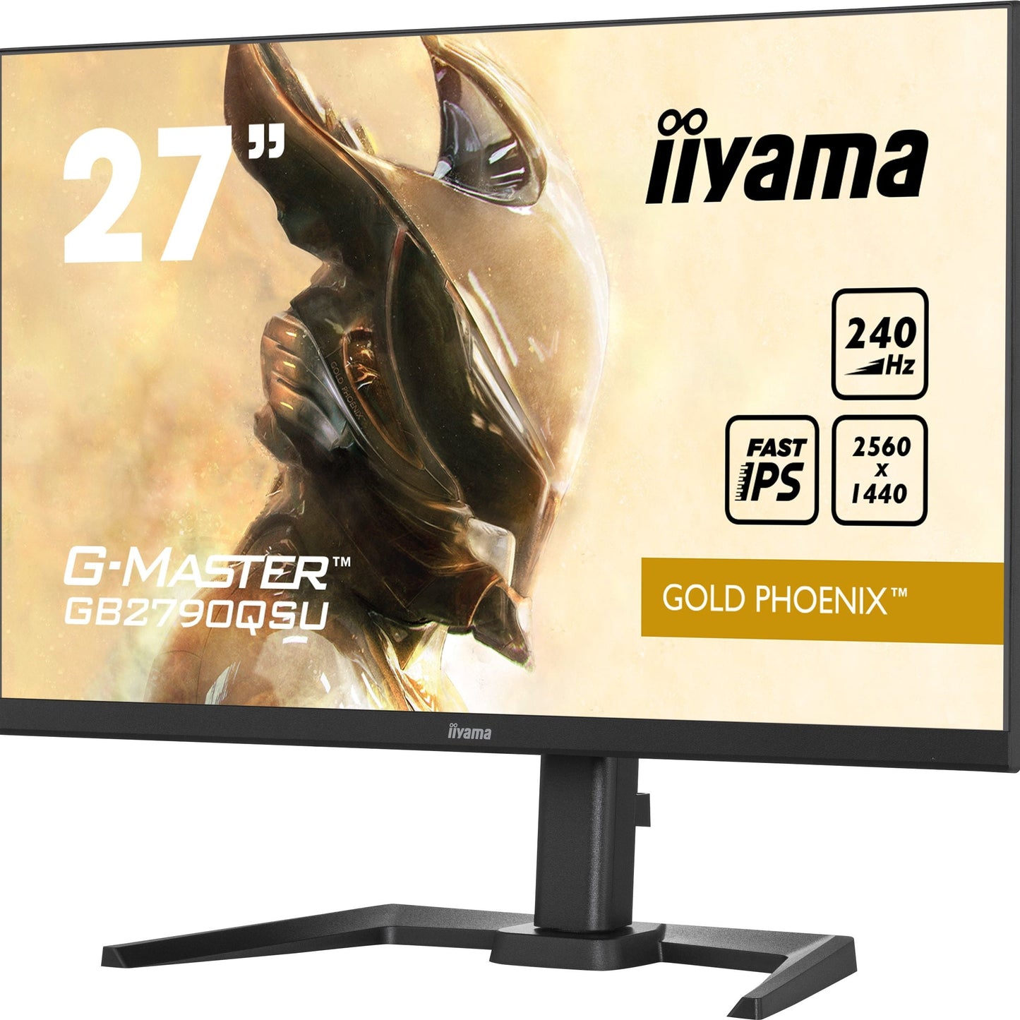 Dark Slate Gray iiyama G-Master GB2790QSU-B5 Gold Phoenix 27" 240Hz 1ms Gaming Monitor