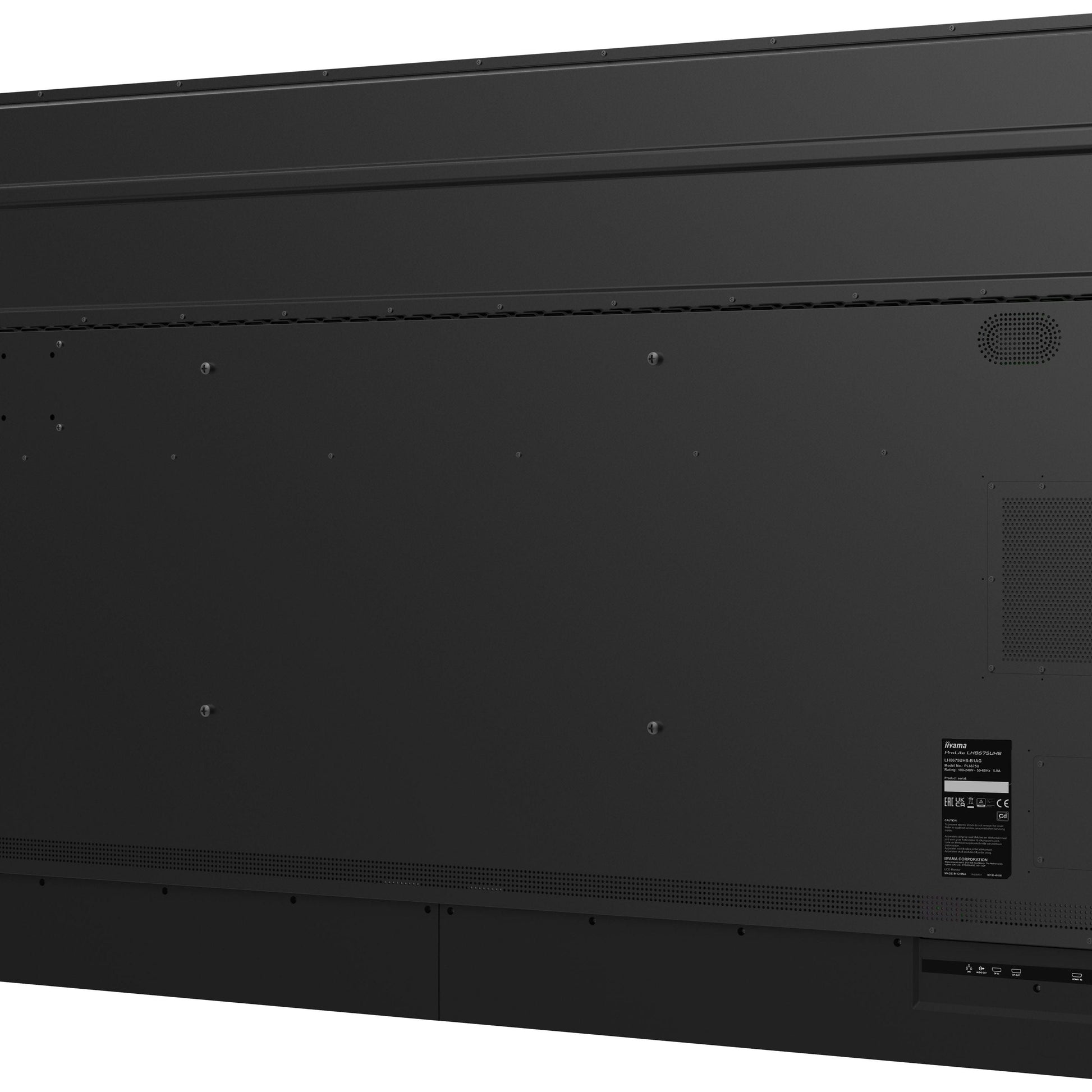 Dark Slate Gray iiyama ProLite LH8675UHS-B1AG 86" 4K UHD 24/7 Display with Android OS, FailOver and Intel SDM slot