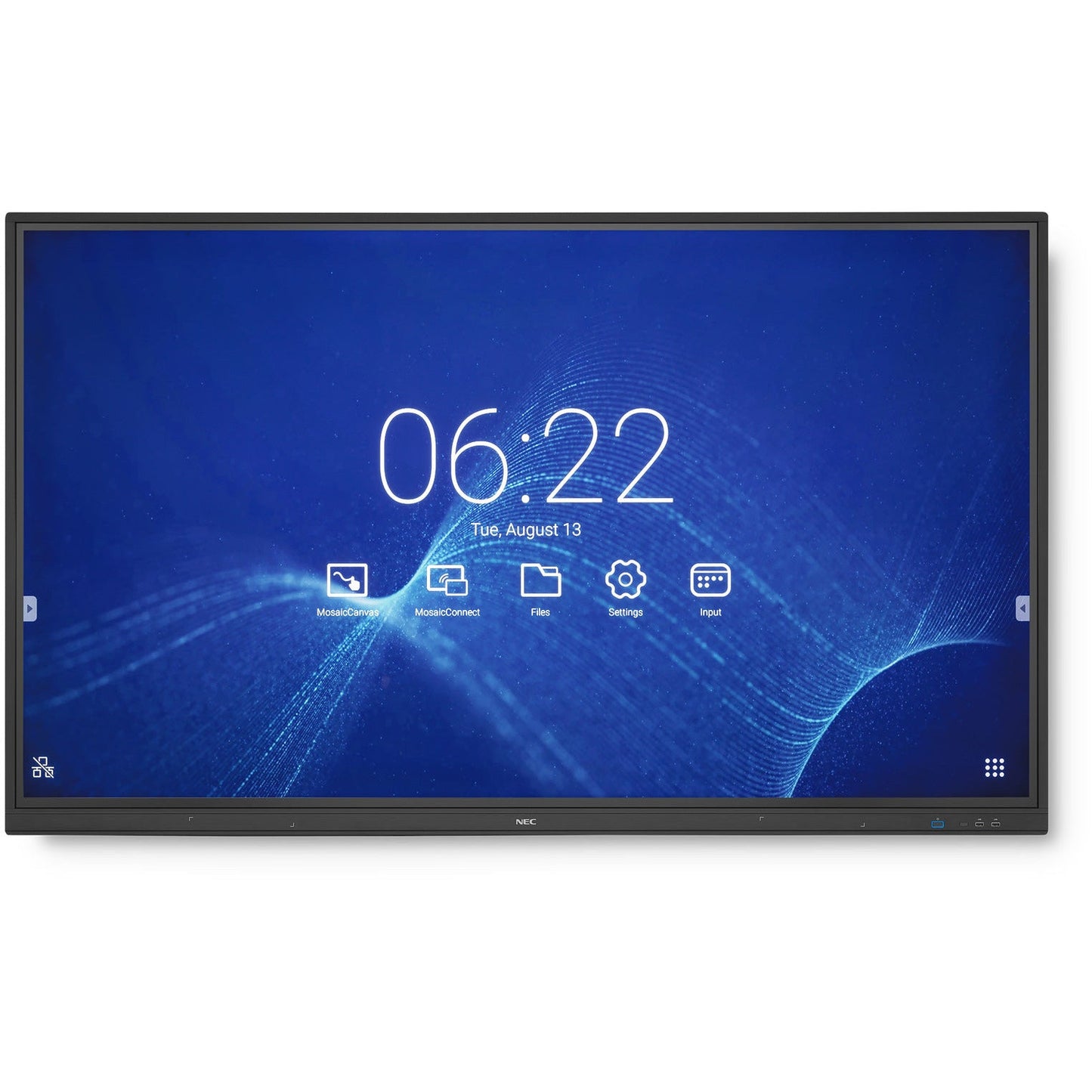 Dark Slate Blue NEC MultiSync® CB651Q-2 LCD 65" Infrared Touch Collaboration Display