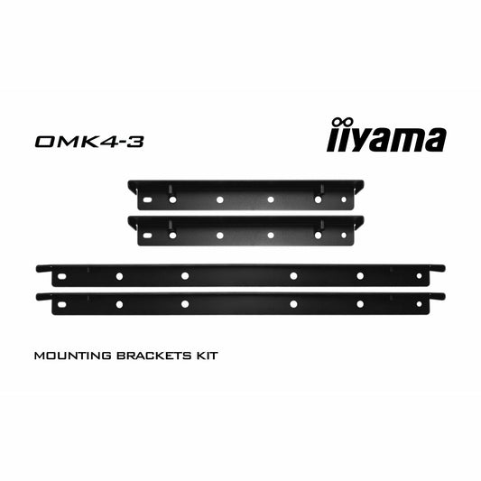 Black iiyama ProLite OMK4-3 Mounting Bracket Kit