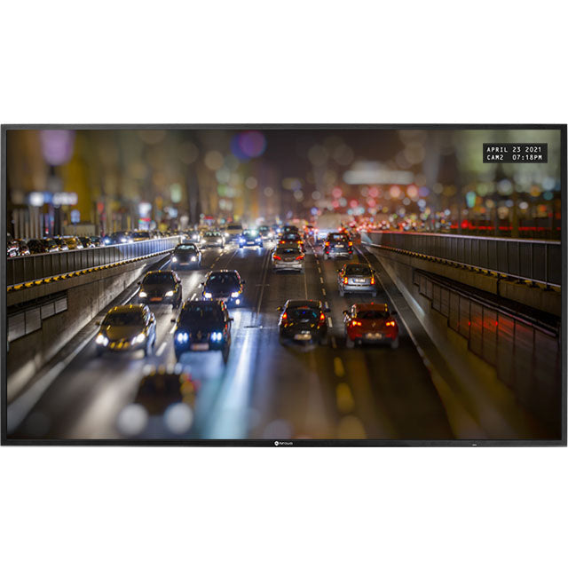 Dark Slate Gray AG Neovo SMQ-5501 55-Inch 4K Surveillance Display With BNC