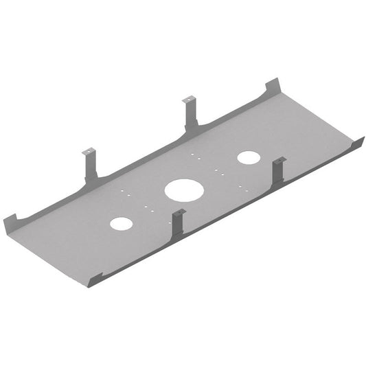 Dark Gray Metalicon Shared/bench Desking Cable Tray 110mm Depth