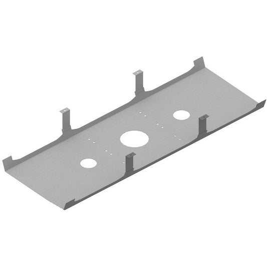 Dark Gray Metalicon Shared/bench Desking Cable Tray 130mm Depth