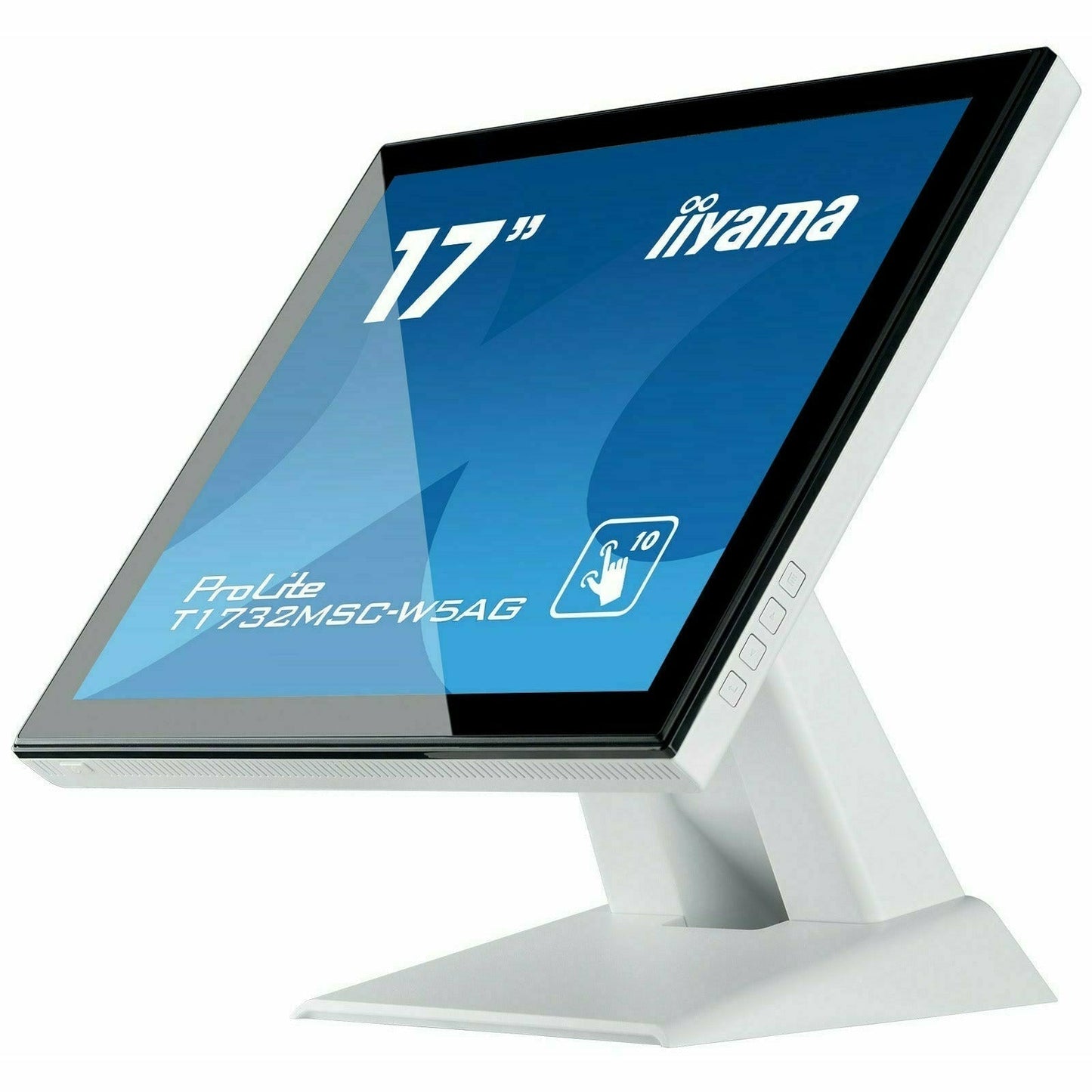 Steel Blue iiyama ProLite T1732MSC-W5AG 17" Professional Capacitive Touch Screen Display in White