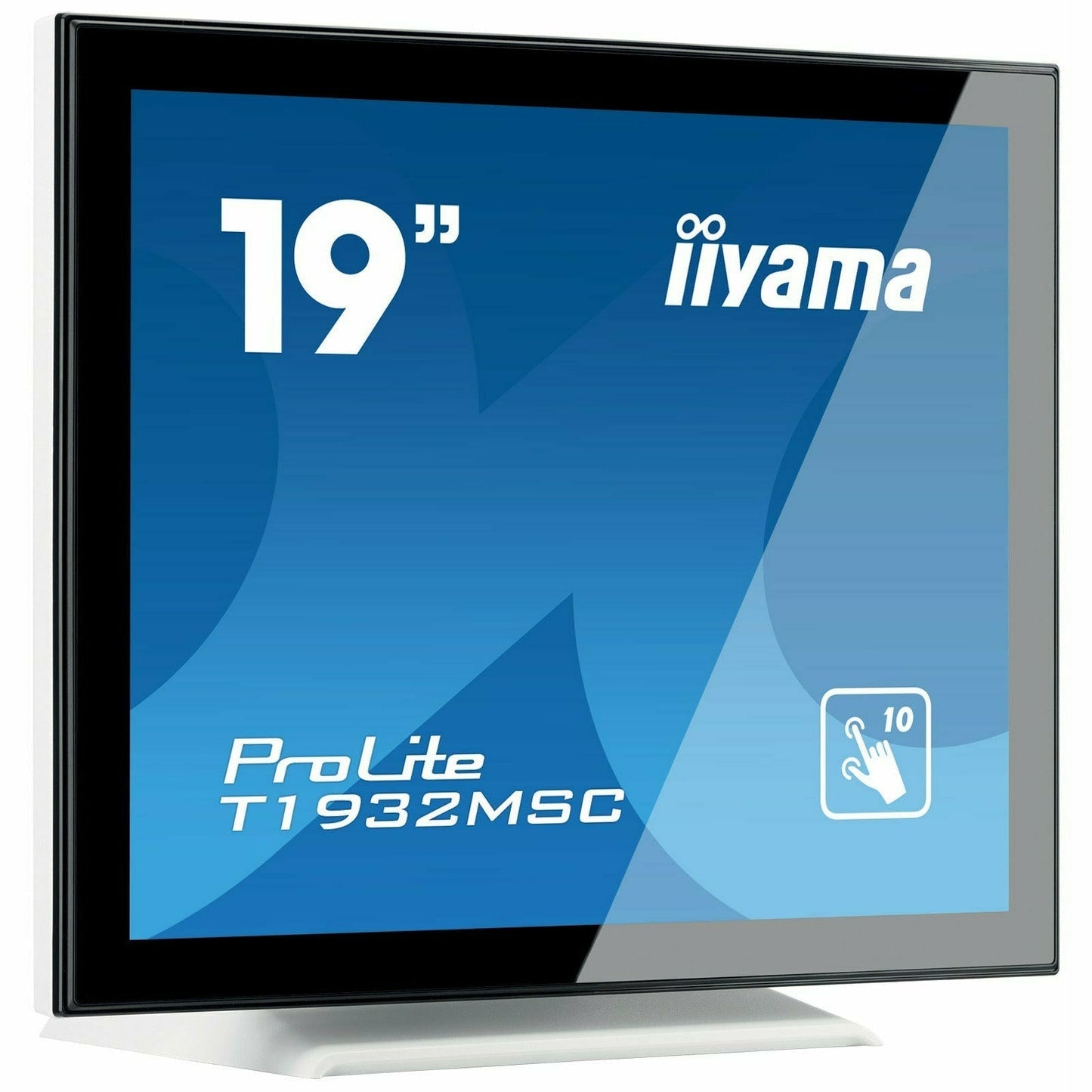 Steel Blue iiyama ProLite T1932MSC-W5AG 19" IPS Touch Screen Display in White