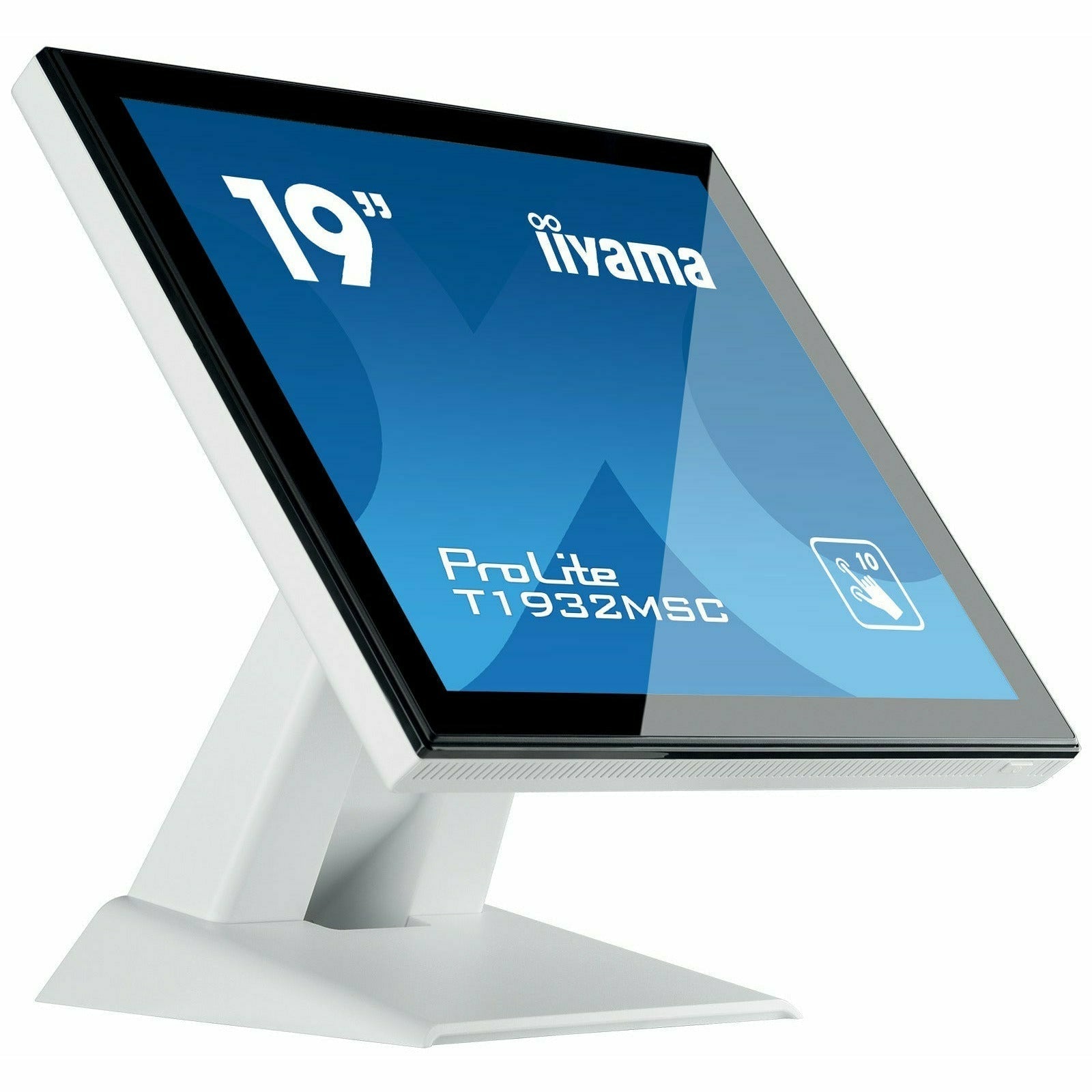 Steel Blue iiyama ProLite T1932MSC-W5AG 19" IPS Touch Screen Display in White