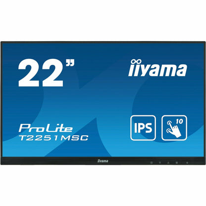 Dark Cyan iiyama ProLite T2251MSC-B1  22" IPS Touch Monitor