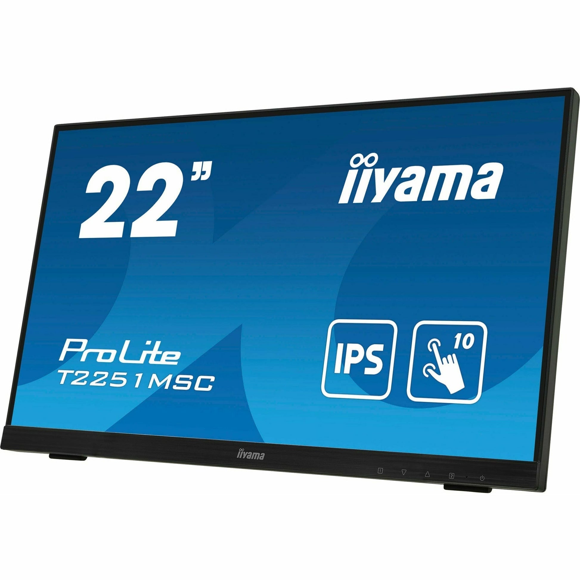 Dark Cyan iiyama ProLite T2251MSC-B1  22" IPS Touch Monitor