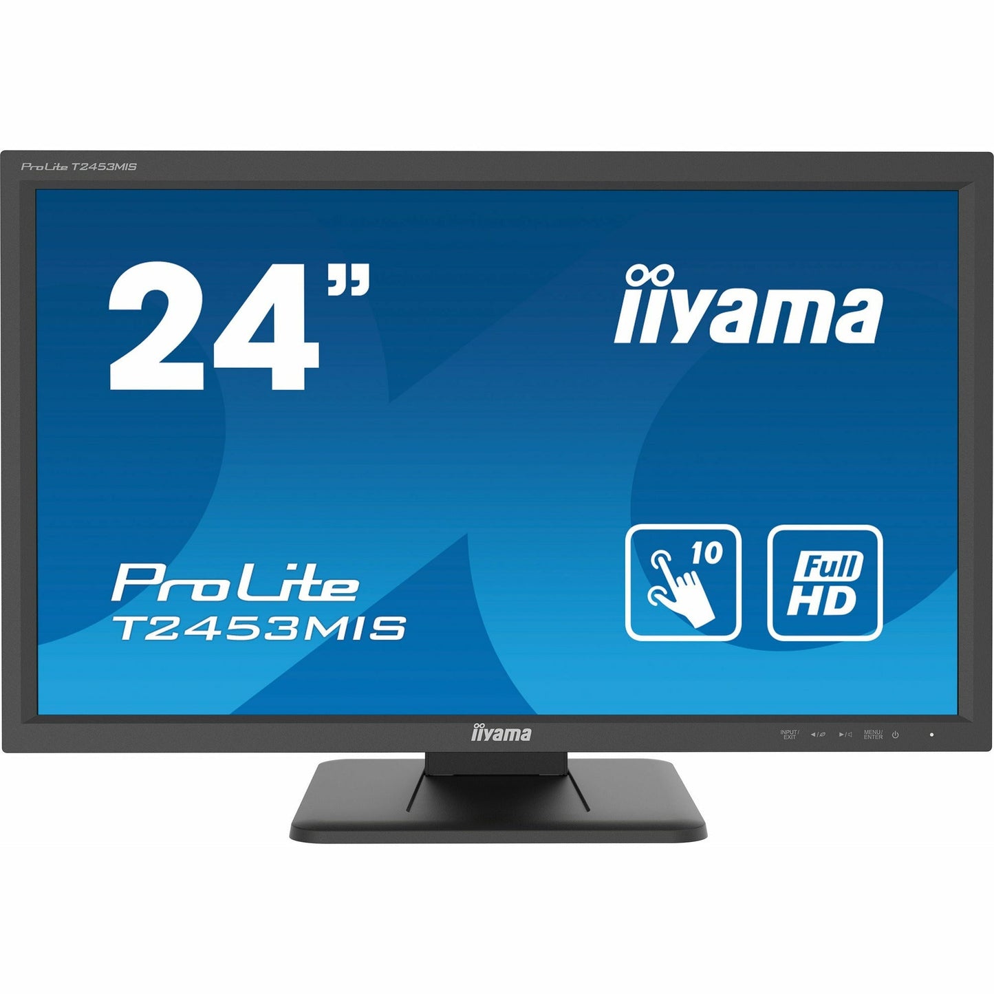 Dark Cyan Iiyama ProLite T2453MIS-B1 24" 10 point Optical IR Touchscreen